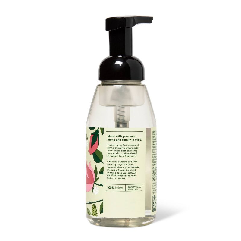 Foaming Hand Soap - Rosewater &#38; Mint - 10 fl oz - Everspring&#8482;, 4 of 6