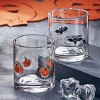 Tag Spooky Bat Double Old Fashioned Glasses 14oz Drinkware Set Black Hand Wash Everyday Use 3.5in x 3.5in x 3.75in - 2 of 2