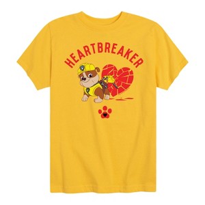 Boys' - Paw Patrol - Valentine's Heartbreaker Short Sleeve Graphic T-Shirt - 1 of 4