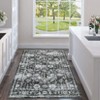 Oriental Machine Washable Rug Ultra Soft Rug for Living Room Low Pile Foldable Thin Non Slip Carpet - 3 of 4