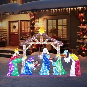 Karl Home 5FT Lighted 2D Nativity Scene Outdoor Christmas Decorations - 1 of 4