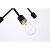 Elegant Lighting Axel 6 lights black flushmount - 4 of 4