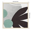 Amanti Art Shapes n Lines Abstract  IV by Ashley Aldridge Wood Framed Wall Art Print - 4 of 4