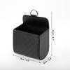 Unique Bargains Car Trash Can Hanging Car Air Vent Faux Leather Trash Bin 1 Pc - 3 of 4