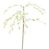 White Frond Flower Stems 44"H – Flexible EVA Foam & Wire Hanging Floral Arrangement (Set of 6) By Zuo Modern - 3 of 3