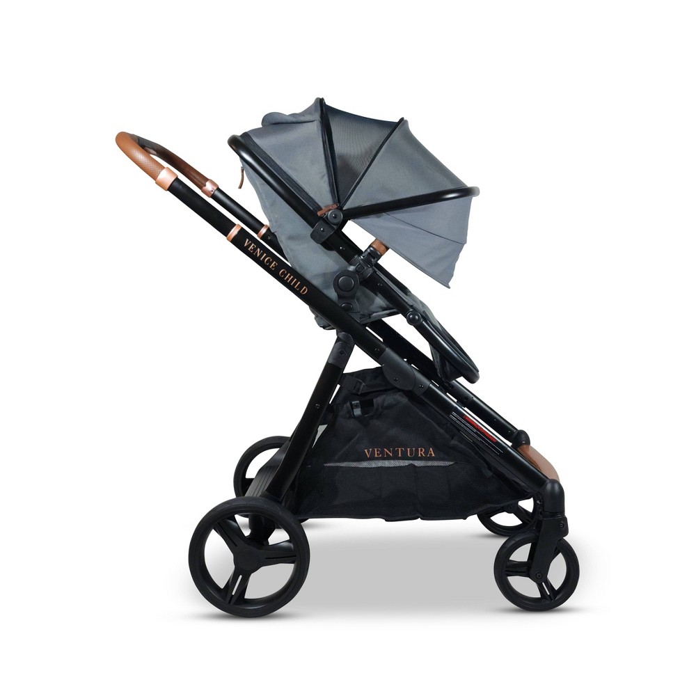 Photos - Pushchair Venice Child Ventura Sit-n-Stand Stroller - Shadow