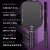 AENKYO 16.5 Inch Fiber Pickleball Paddle - Cold Pressed Kevlar Face, USAPA Approved Carbon Fiber Purple Racquet - 3 of 4