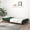 vidaXL 2-Seater Sofa Bed Dark Green Velvet - 3 of 4