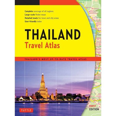 Thailand Travel Atlas - by  Periplus Editors (Paperback)