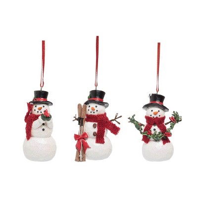 Gallerie II Joyful Snowman Ornament A/3