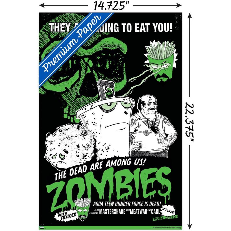Trends International Aqua Teen Hunger Force - Zombies Unframed Wall Poster Prints, 3 of 7