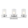 LED Light Metal/Frosted Glass Contemporary Glam Pendent Chrome - JONATHAN Y - 2 of 4