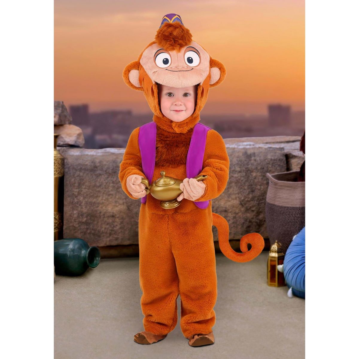 HalloweenCostumes.com Aladdin Abu Deluxe Costume for Toddlers - thumbnail 2
