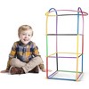 SCS Direct 1000pc Building Straws & Connectors Set for Kids - STEM Educational Construction Toy w Assorted Colors & Interlocking Connectors - Age 3+ - 4 of 4