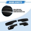 Unique Bargains Car Roof Rack Side Rails End Cover Shell Cap for Toyota RAV4 2001-2005 Durable Plastic Black 4pcs - 3 of 4