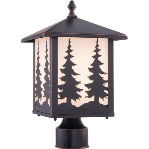 Vaxcel Yosemite 1 - Light Post Light in  Burnished Bronze - 1 of 4