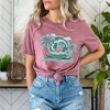 Simply Sage Market Women's Happiness Comes In Waves Vintage Short Sleeve Graphic Tee - 2 of 4