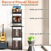 MOEPISY Record Player Stand with Vinyl Storage, Tall Record Player Table with Rack Turntable Stand - 2 of 4