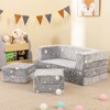 Infans 3-in-1 Baby Fold out Sofa with Removable & Machine Washable Flannel Cover - 3 of 4