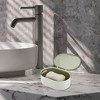 Unique Bargains Double Layer Soap Dish 5.91"x4.33"x2.17" 1 Pc - 2 of 4
