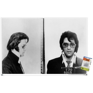 Trends International Elvis Presley - Mugshot Unframed Wall Poster Prints - 1 of 4