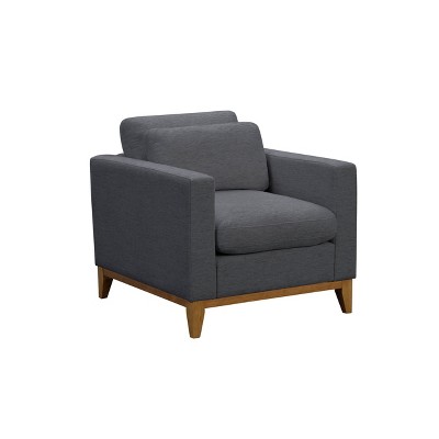 Viola Fabric Armchair Gray - Abbyson Living