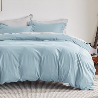3 pieces Duvet Cover Soft Double Brushed Bedding Set for Kids & Adults Zipper Closure