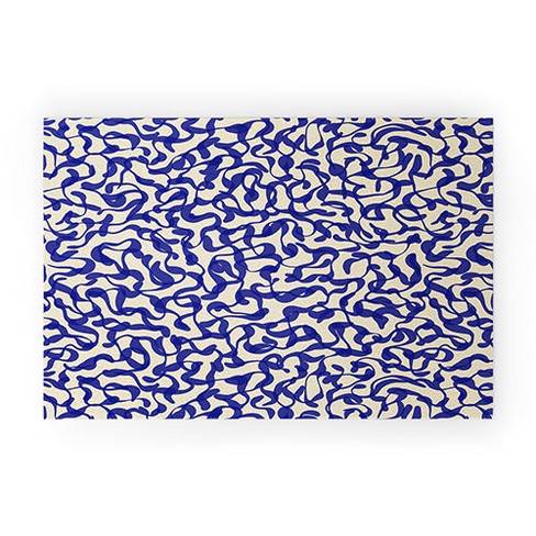 Alisa Galitsyna Playful strokes 2 Welcome Mat -Society6 - image 1 of 3