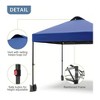 Garvee 10'x10' Outdoor Canopy Tent with Sidewall, Pop up Canopy with Vented Roof, Portable Instant Camping Beach Canopy Tents - 4 of 4