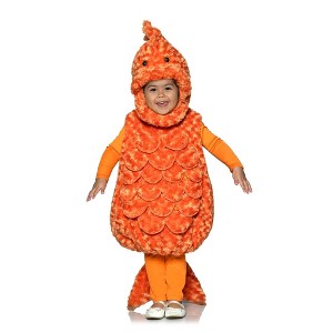 Goldfish Plush Swirl Fur Toddler Costume - 1 of 4