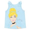 Disney Princess Cinderella Belle Moana Ariel Rapunzel Jasmine Baby Girls 3 Pack Tank Tops Infant to Little Kid - 4 of 4