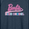 Women's - Barbie - High School Lightweight French Terry Wide Neck Long Sleeve Shirt - 2 of 4