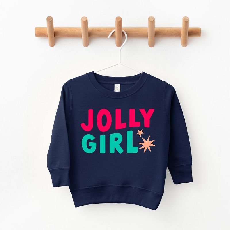 The Juniper Shop Jolly Girl Star Toddler Graphic Sweatshirt, 1 of 3