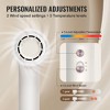 VEVOR High-Speed Hair Dryer, 102,000RPM Brushless Motor, 200M Negative Ions, 3-Color Temp LED & 2 Speeds, Lightweight Hairdryer with Diffuser & Nozzle - 3 of 4