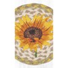 Earth Rugs Sunflower Round Large Coaster – 7"x7" Rustic Farmhouse Floral Accent - 3 of 3
