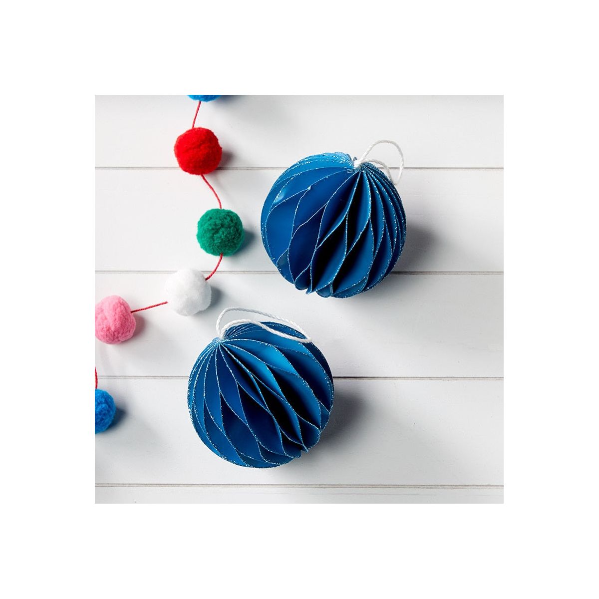The Lakeside Collection Shaped Paper Ornaments Set of 2 - - thumbnail 4