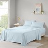 Elegant Smooth Solid Microfiber Sheet Set, All Season Bedding Set, Cozy Home Textile for Modern Bedroom Decor - 3 of 4
