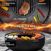 Good Directions 40" Cooking Grill Plate Accessory for Fire Pits Steel Black - 2 of 4