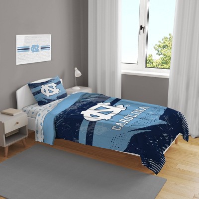 Nfl Carolina Panthers Slanted Stripe Twin Bed In A Bag Set - 4pc : Target