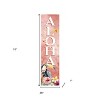 HomeRoots 36" Pink And White Solid Wood Tropical Bird Aloha Porch Sign - 3 of 4