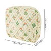 Unique Bargains Lady Portable Square Lipstick Bag Beige Yellow 1 Pc - 2 of 4