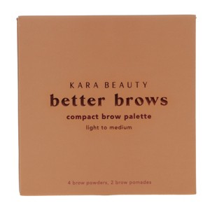 Kara Beauty Better Brows Compact Brow Palette Light to Medium - 1 of 2