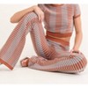 Women's Ezra Texture Knit Flare Pant - Pretty Garbage M - 3 of 4