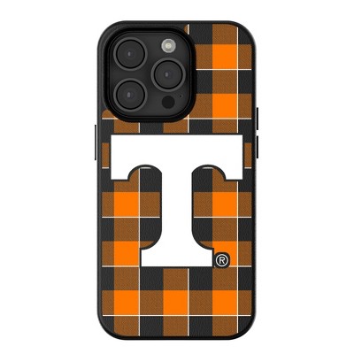 Keyscaper NCAA SEC Universities Plaid MagSafe Compatible Cell Phone Case for Apple iPhone