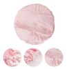 Unique Bargains Durable Double Layer Shower Cap Dark Pink 1 Pc - image 3 of 3