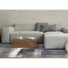 Rug Branch Contemporary Distressed, Organic Blue Indoor Area Rug - 2 of 4