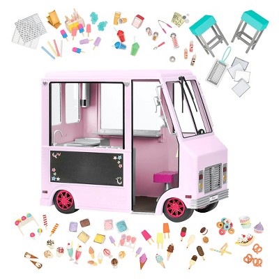 pink ice cream truck toy