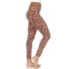 Super Soft Leopard Printed Leggings - White Mark - 2 of 4