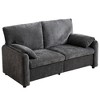 Dronkon Indoor 70.26in 2-Seater loveseat Upholsterly Sofa for Living Room and Bedroom - 2 of 4