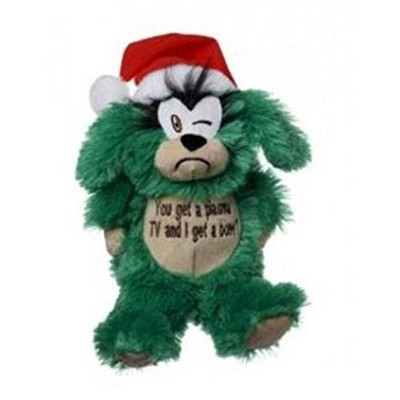 Multipet Pet Peeves Christmas Green Dog Toy